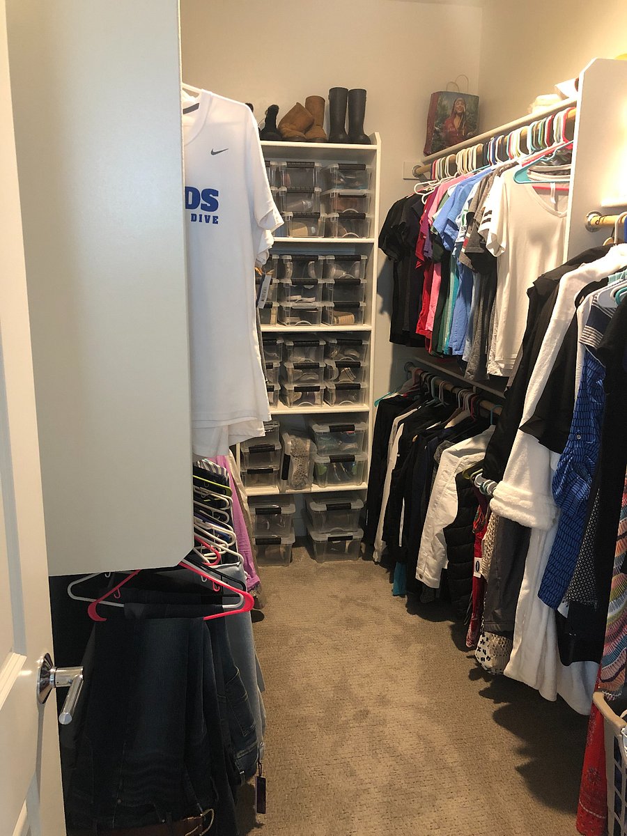Primary Closet - it will be empty 