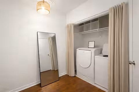 Upstairs laundry room