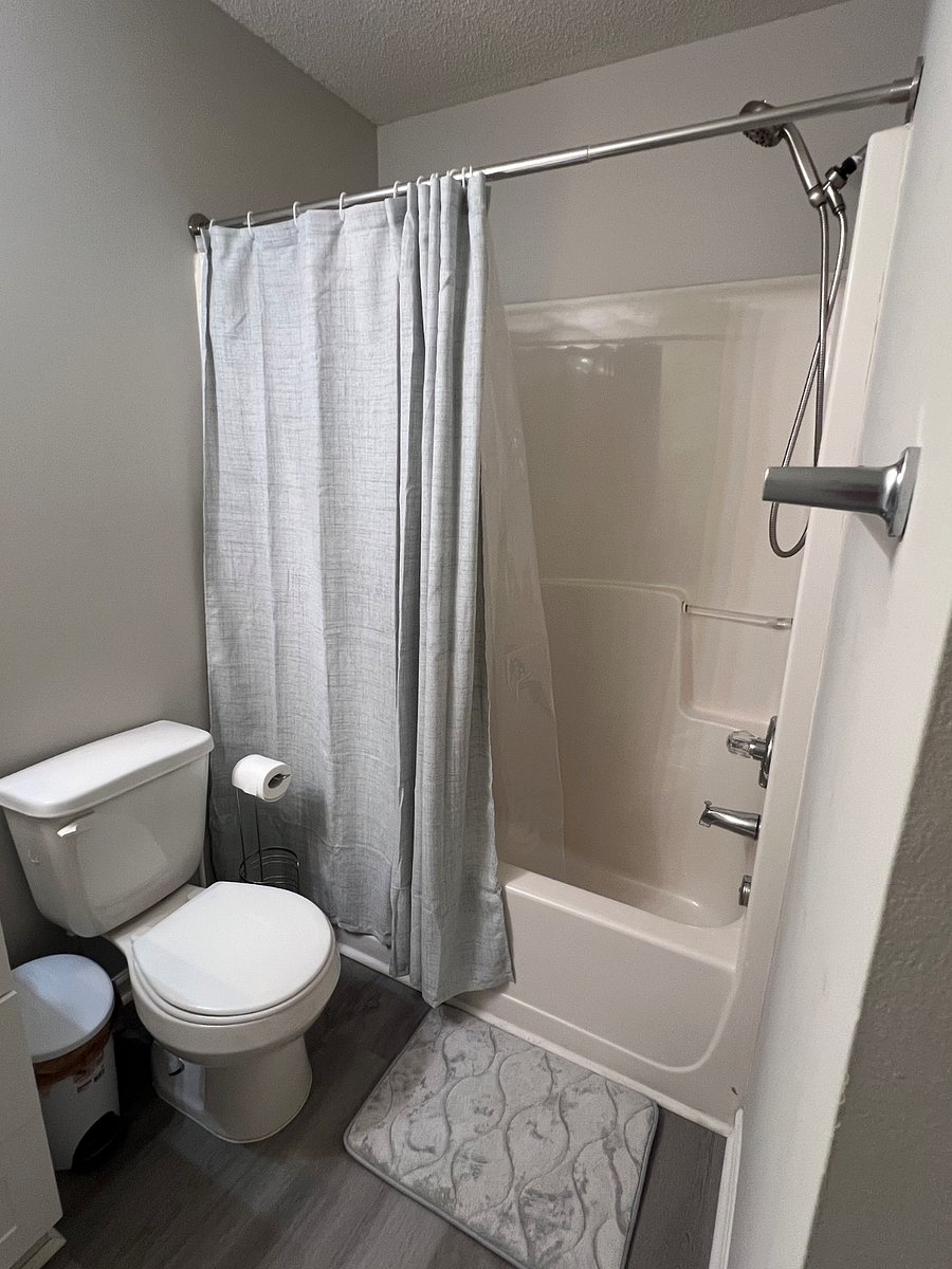 This is a shared bathroom with one other person