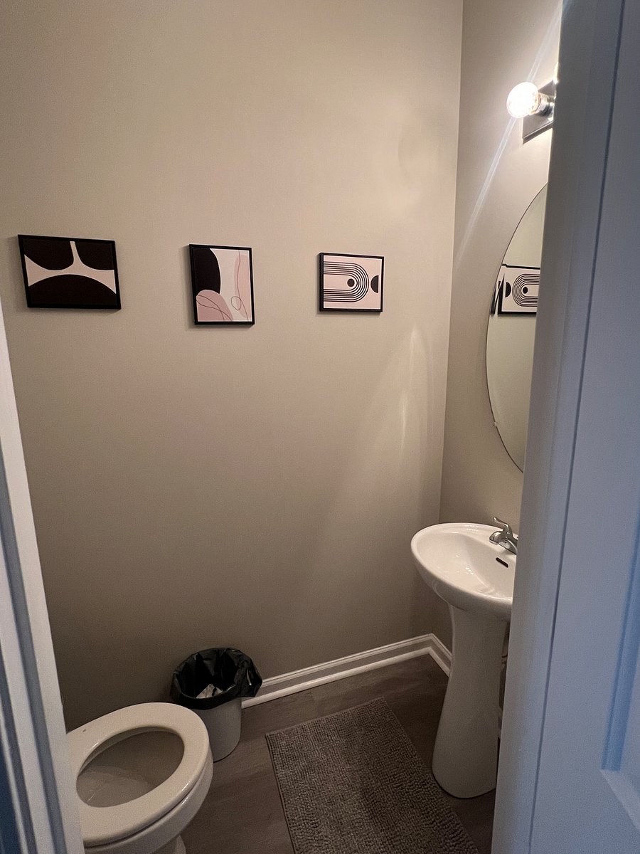 Half bathroom downstairs 