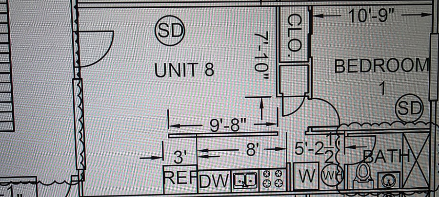 Unit 8 floor plan