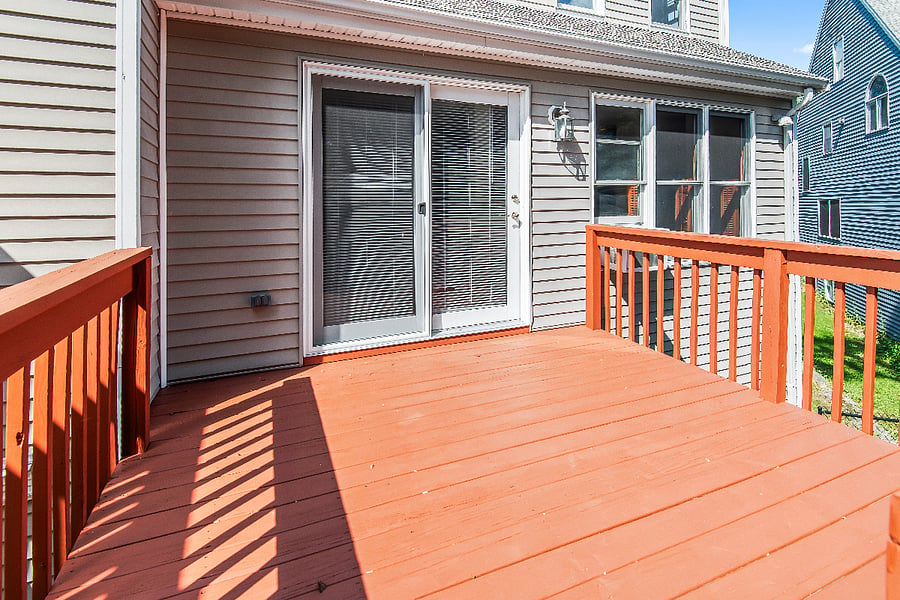 Back upper deck.