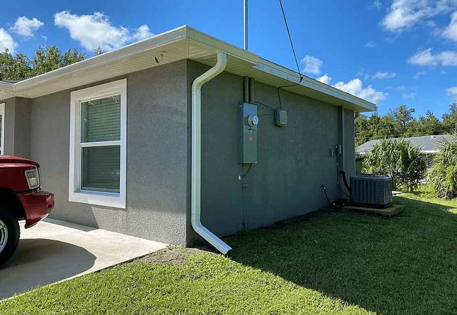 Side of house