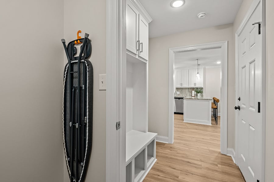 Mudroom from carport