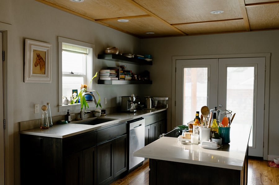 Our well-stocked kitchen is a cooks dream. Electric stove and oven.