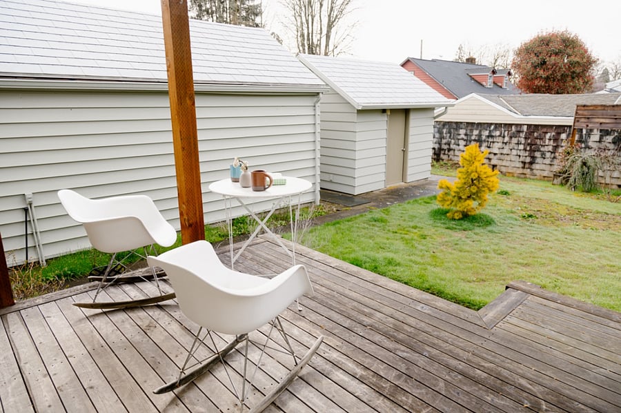 Backyard (garage and shed are not accessible to guests).
