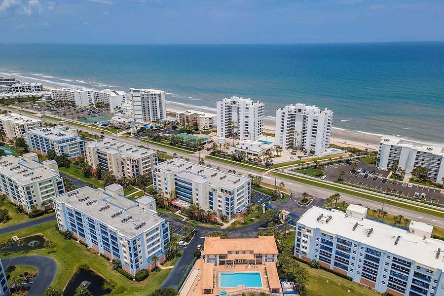 Aerial view of the OceanWalk community