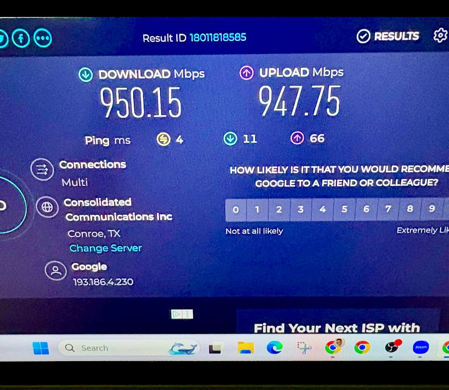 Internet Speed