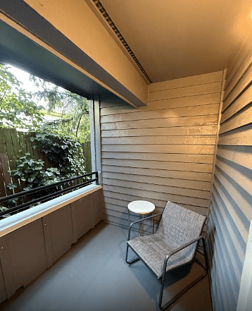 downstairs deck