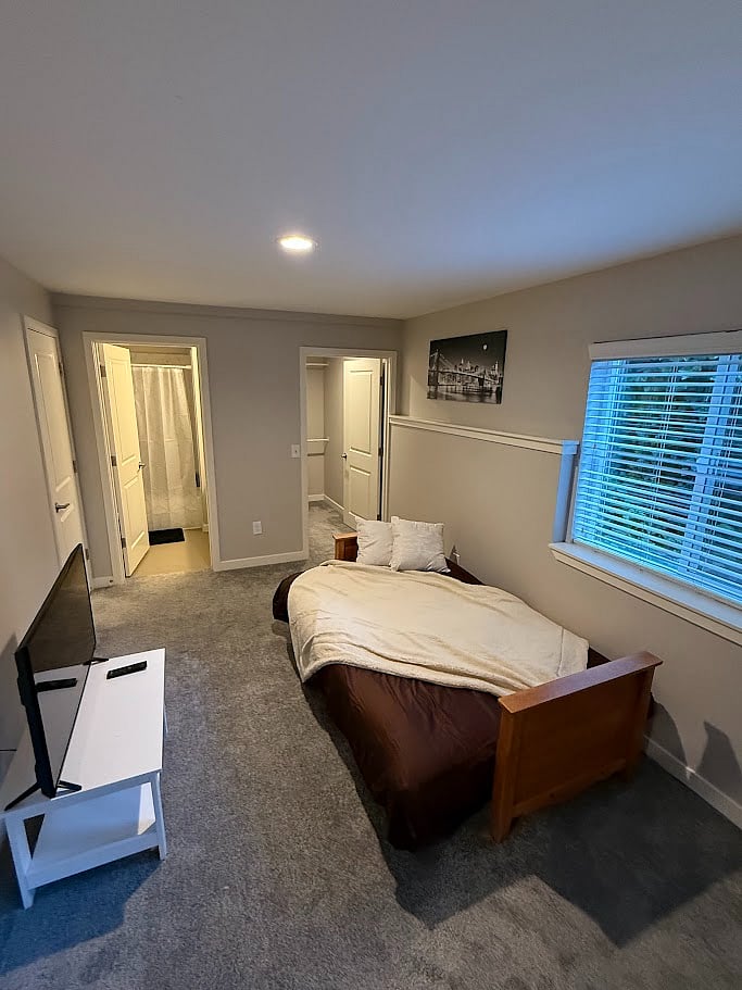 Folded down as bed (Futon)