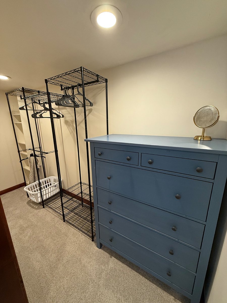 large walk-in closet