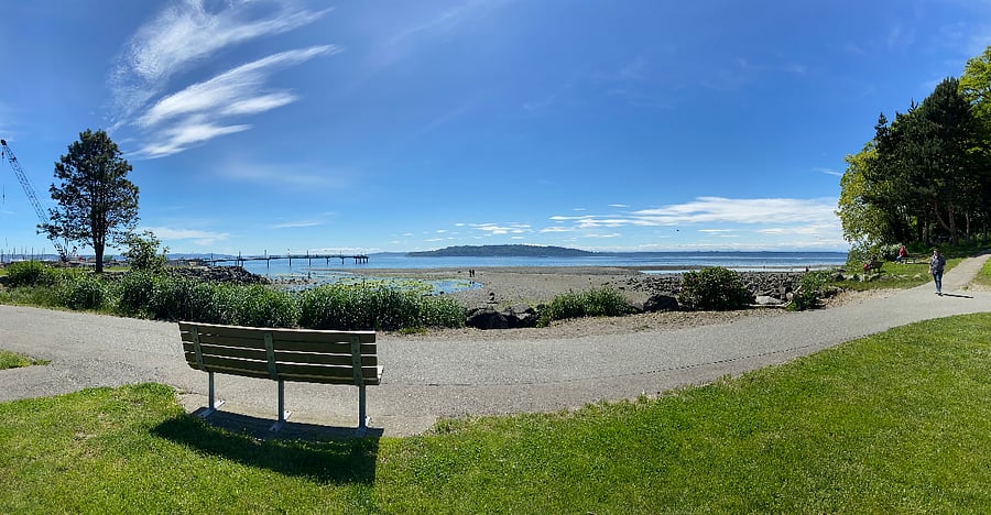 local park and beach close to house