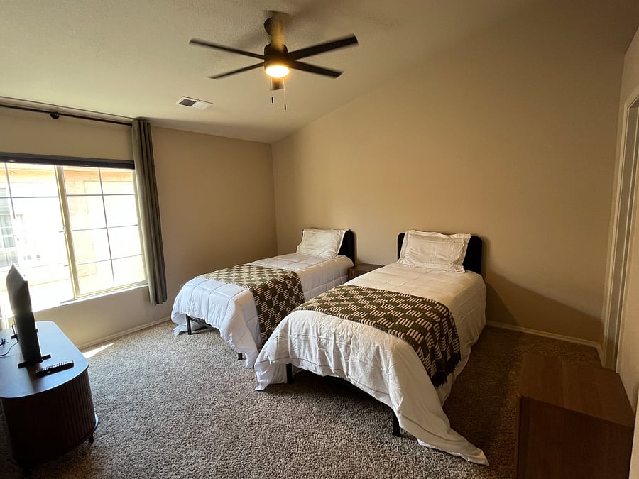 Second bedroom with full bathroom