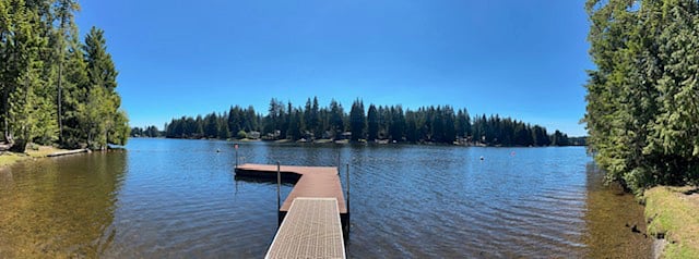 neighborhood lake dock