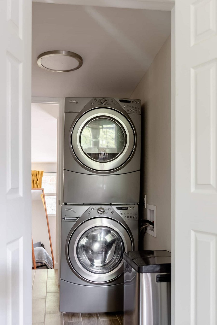 Washer and dryer in unit