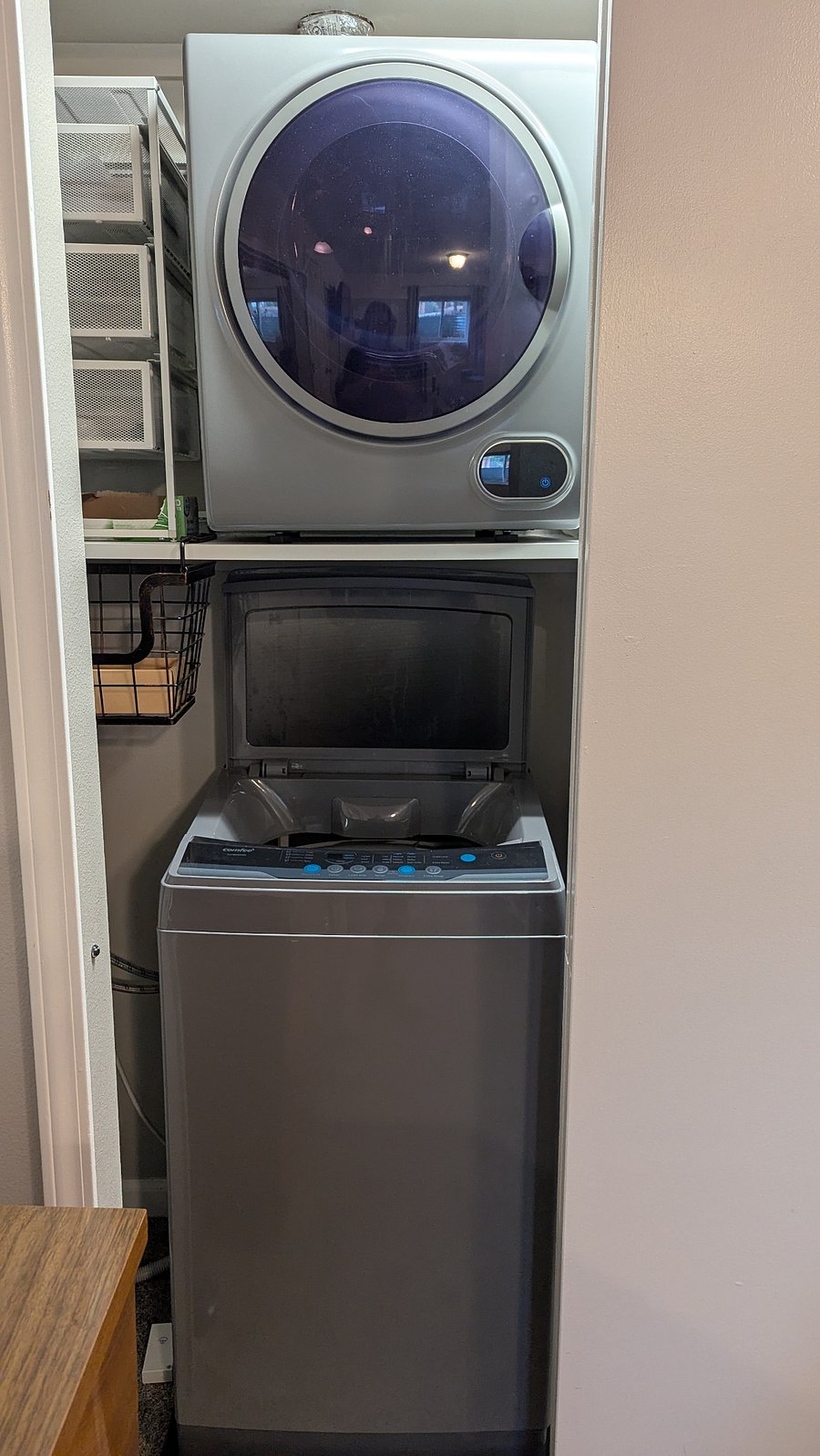 in unit apartment size washer and dryer