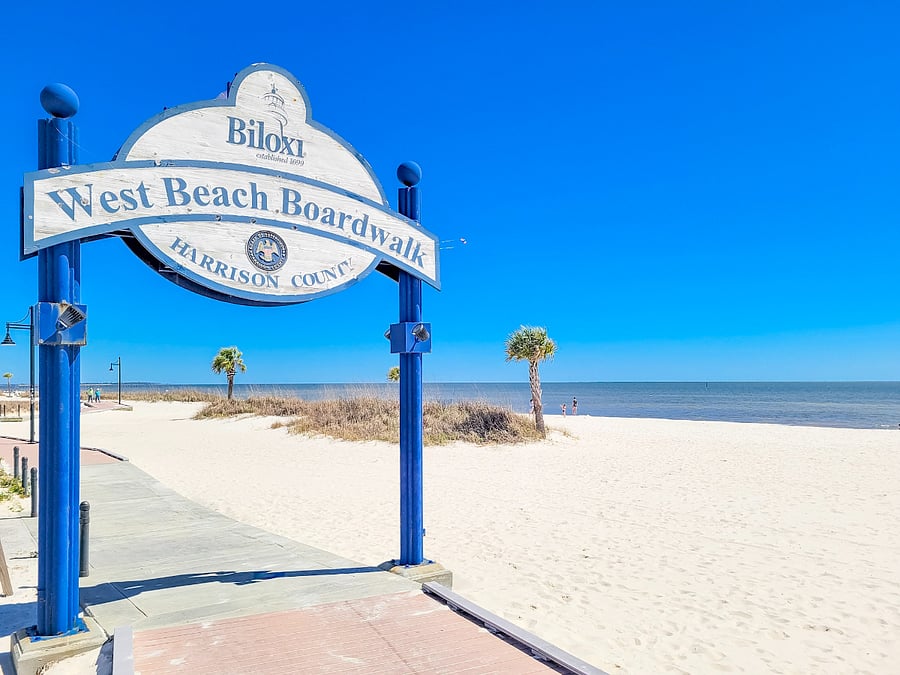 Boardwalk starts right across the street from Coral Breeze complex!