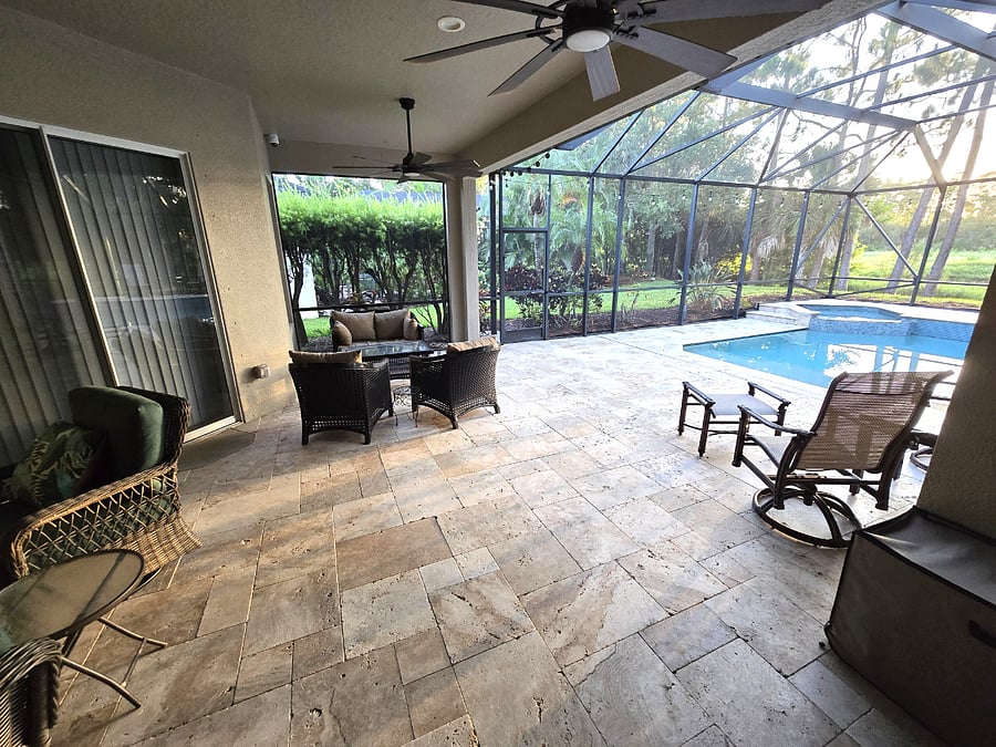 Screened Lanai Pool and Hot Tub