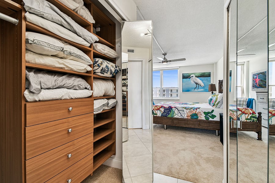 Closets in Master Bedroom
