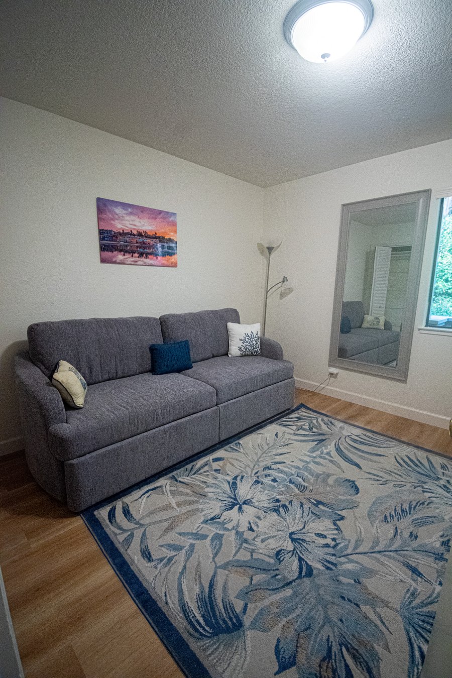 Couch in optional Single Bedroom