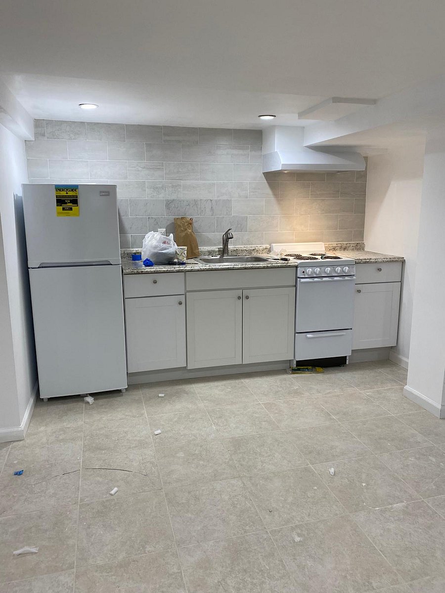Picture taken while the renovation was happening.