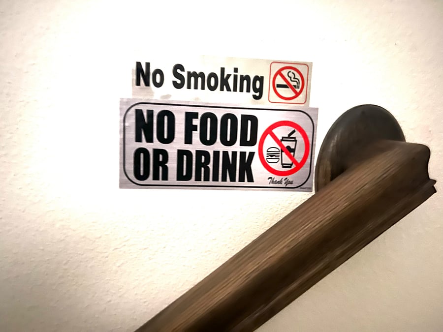 Food not on 2nd floor thx