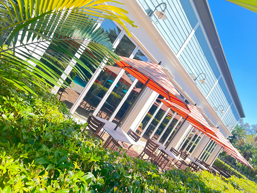 Reopening of the restaurant n bar at the entrance of the community center
