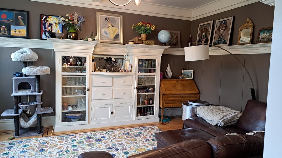 another view of the back living room
