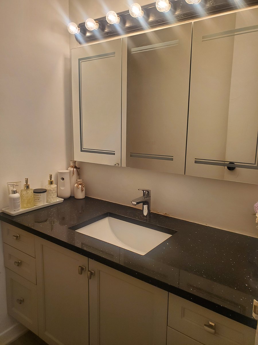 Bathroom Sink Area (Newly Installed Vanity)