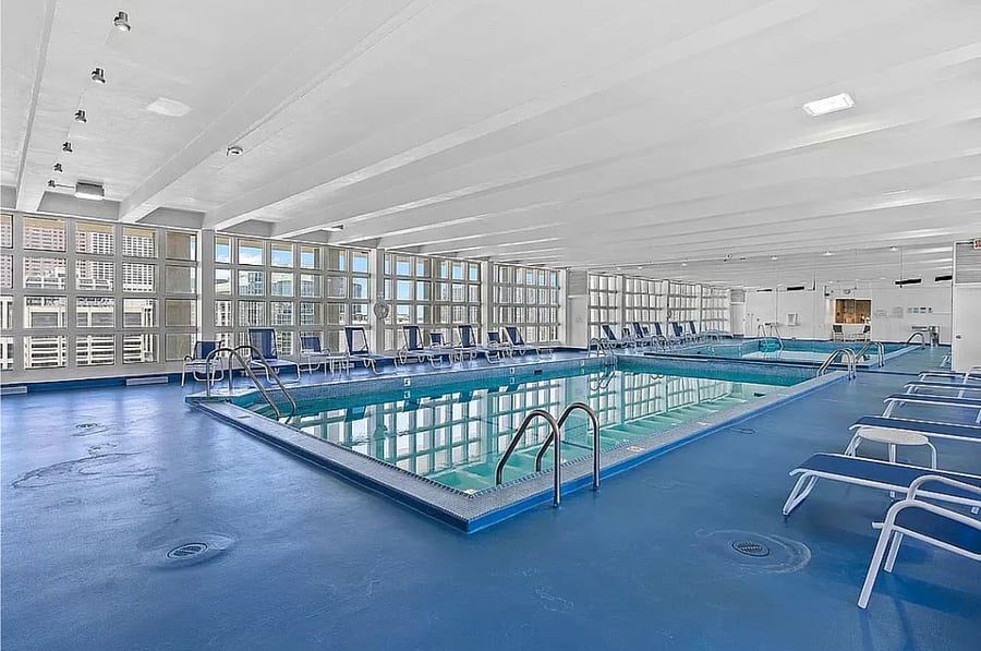 Indoor Rooftop all-season pool