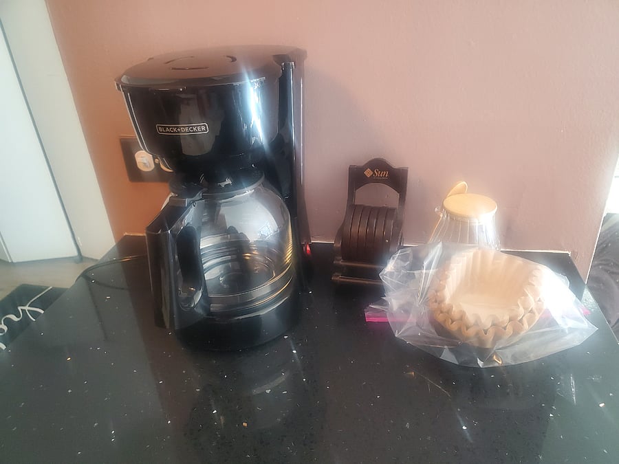 Coffee Island in the kitchen