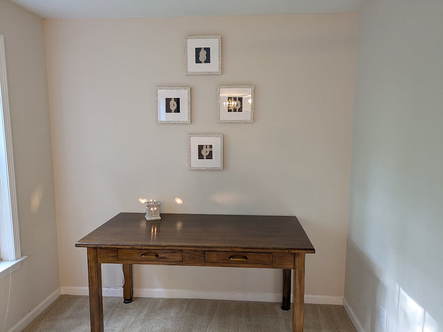 Office nook off living room