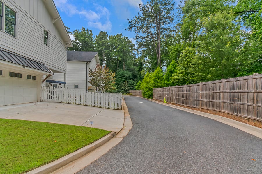 Garage and Backyard