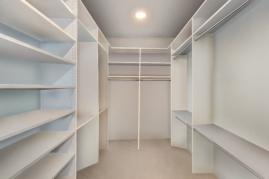 Master Bedroom Closet Space - Double Hanging