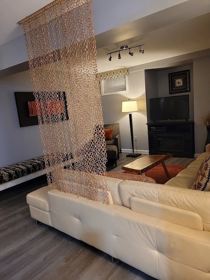 open concept family room