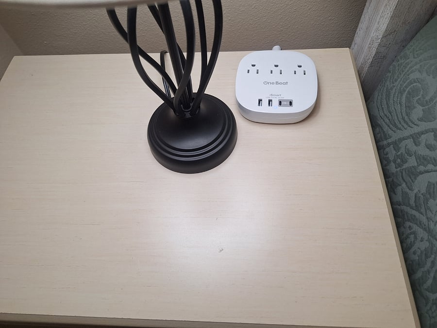 all Bedside tables have power/charging