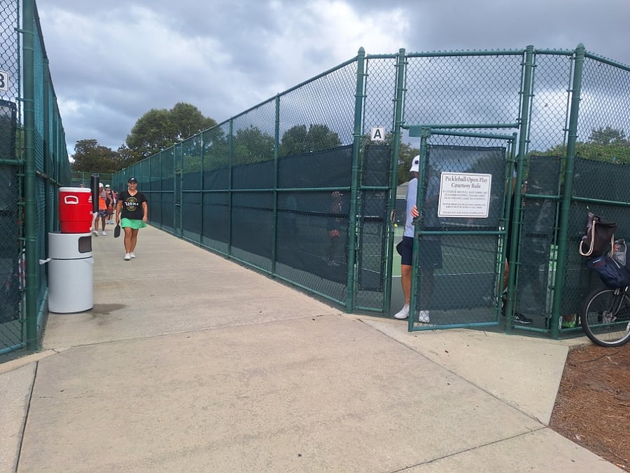 9 Pickleball Courts at nearby Mulberry Grove