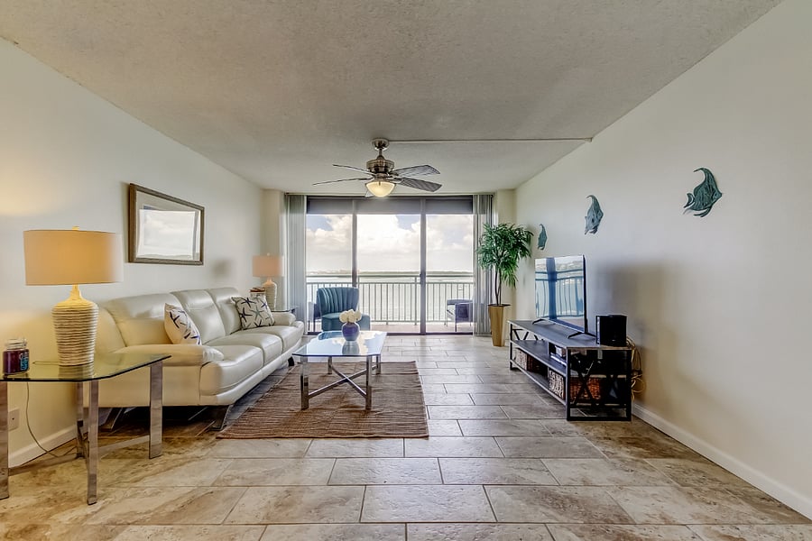 Water view from main living area