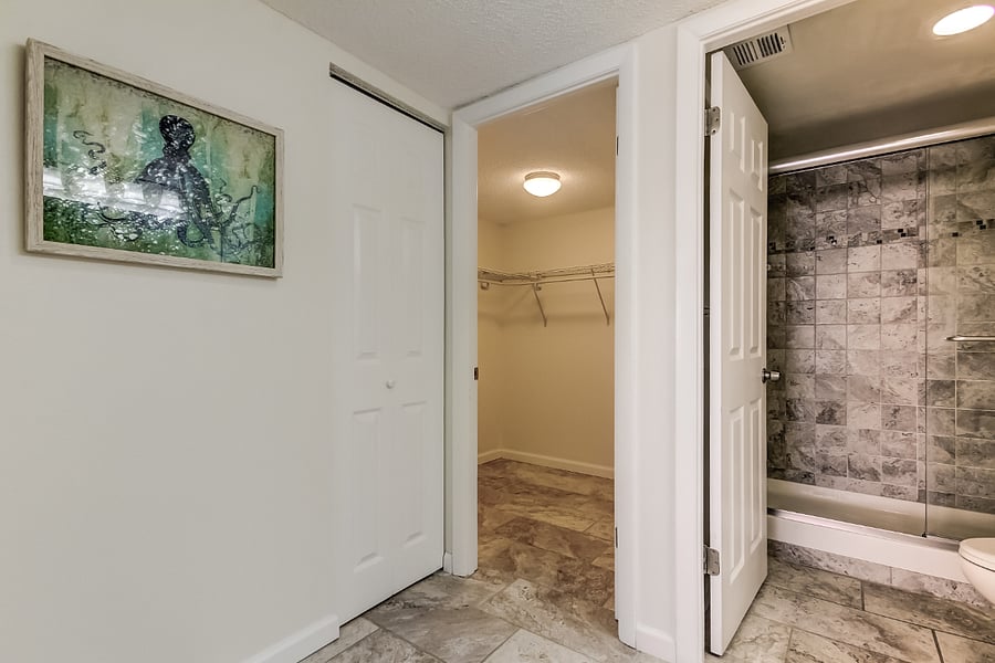 Master Bedroom has 4 closets with plenty of storage