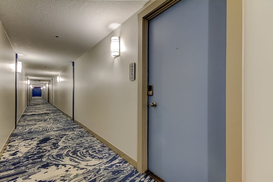 Hall and front door 405E