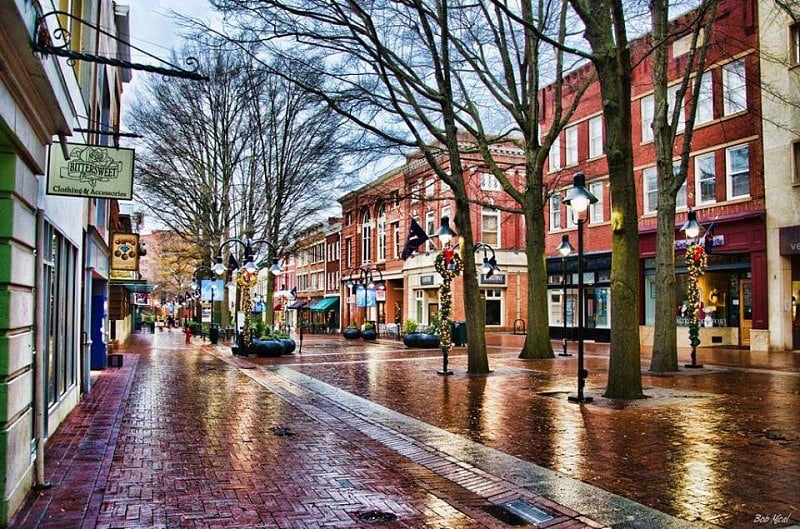 CVille Downtown Mall, one mile from the house