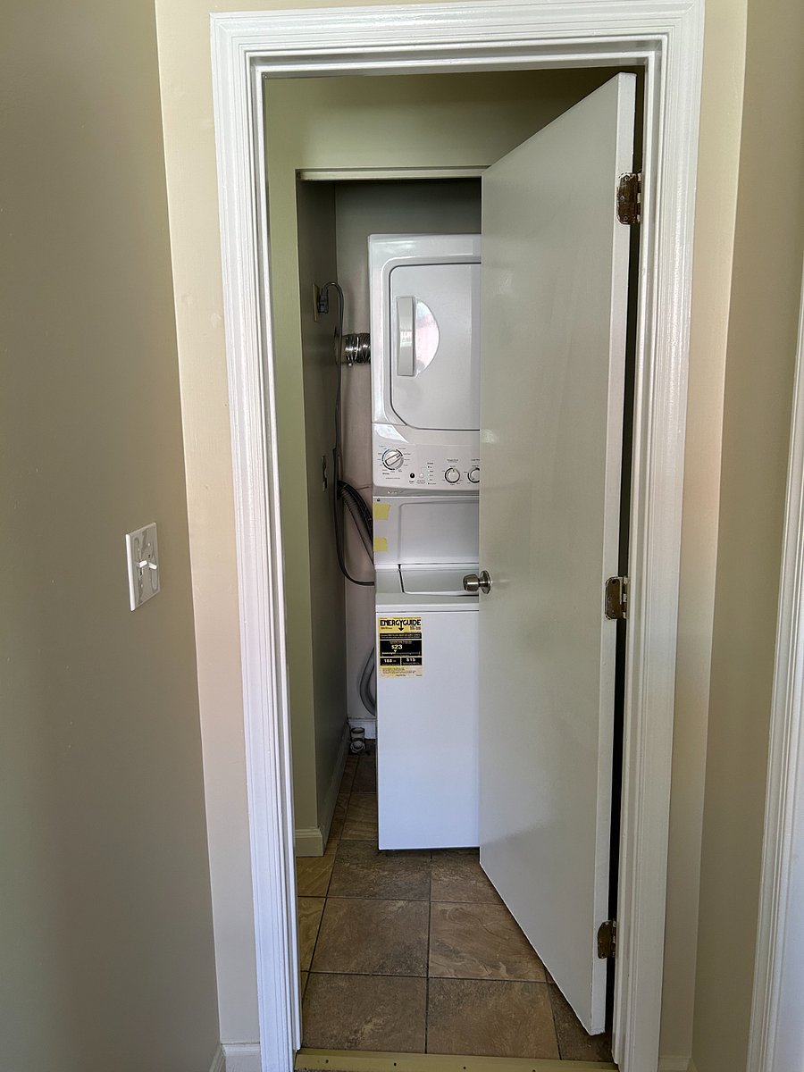 Washer and Dryer (located within Secondary Bath)