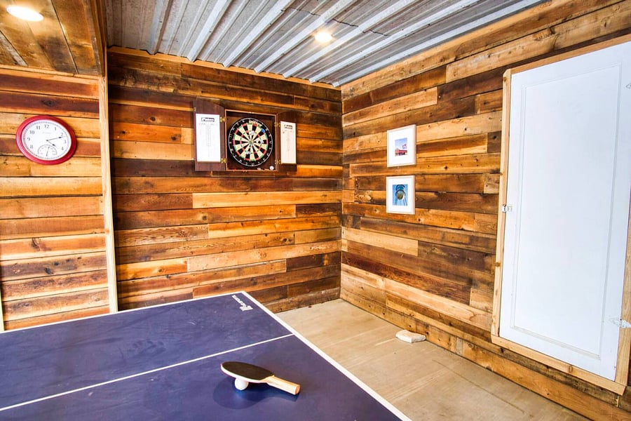 Gameroom located on the first floor.