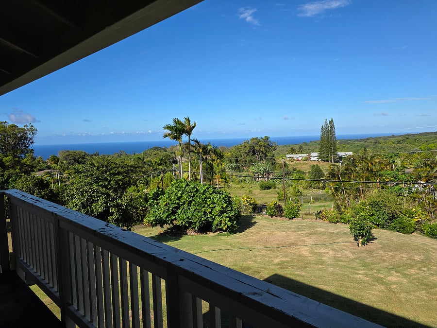 View from balcony