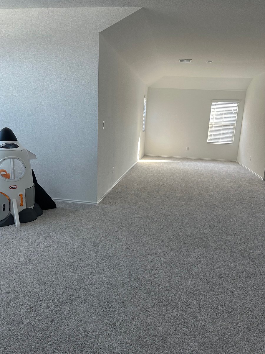 Upstairs loft with plenty of room for an air mattress or sleeping pad.