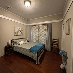 Plenty of space for your guests with a large closet.