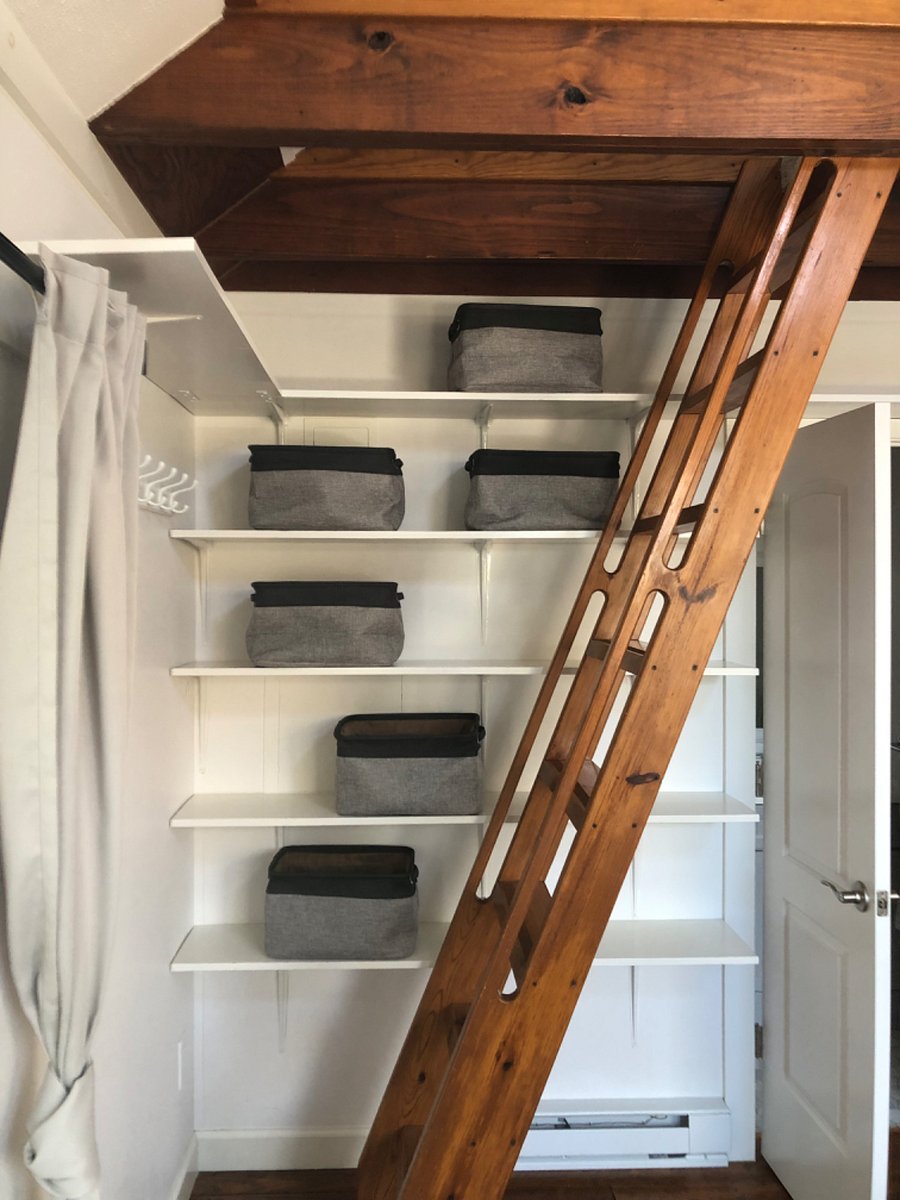 Please note that the loft ladder-stair is quite steep.