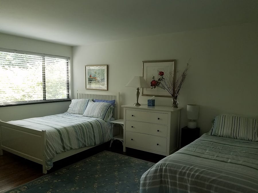 1st floor front bedroom , one double and one single