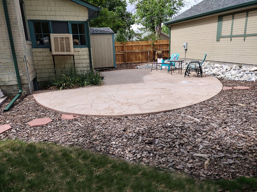 Back patio....another great place to hang out.