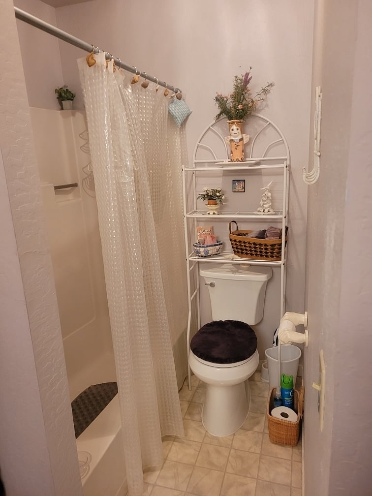 Full bath with tub and shower